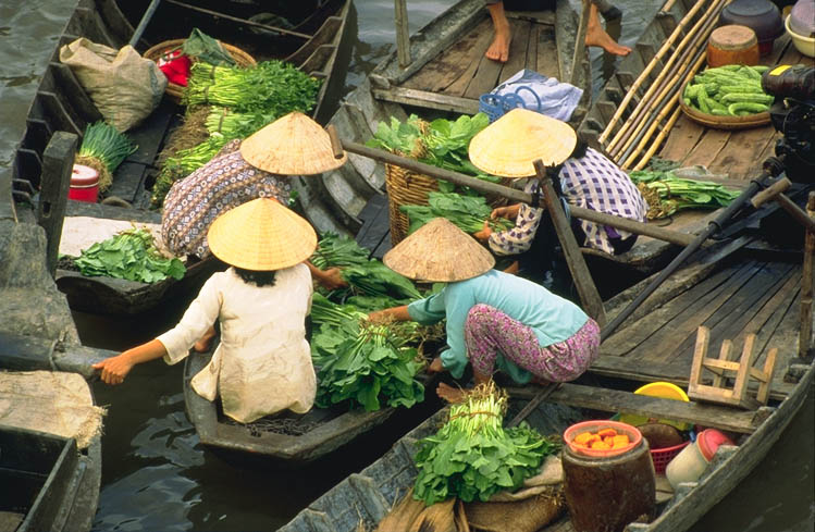 Cai Rang Floating Market: Tourism Delight Cai Rang Floating Market: Tourism Delight