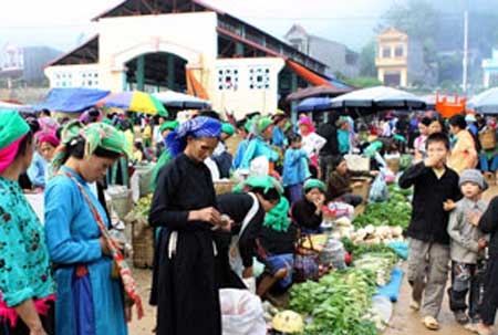 Dong Van old market back in business Dong Van old market back in business