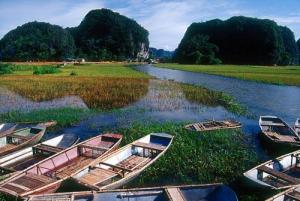 Exploring Ninh Binh in a Bamboo Boat